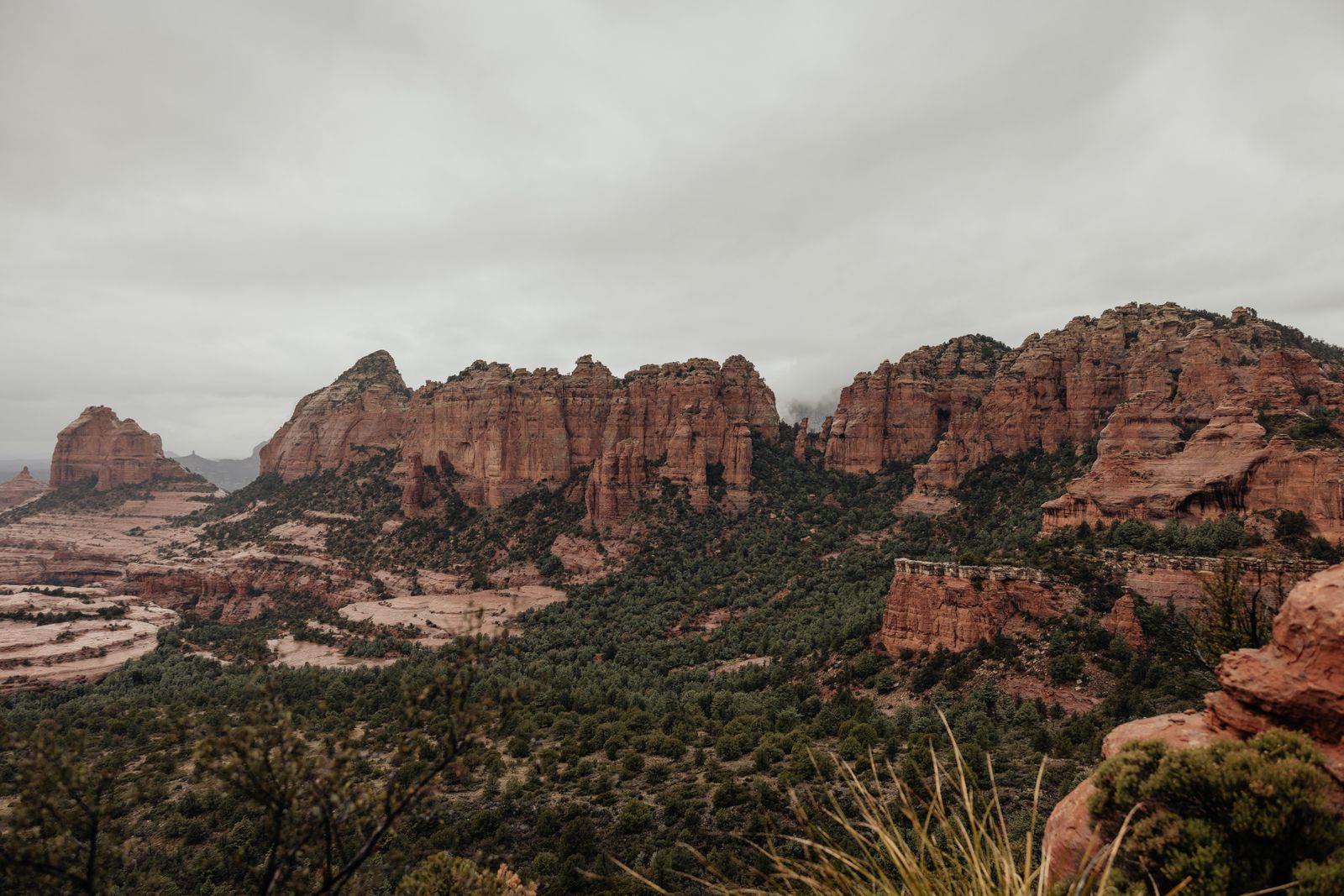 Uptown Sedona red rock landscape
